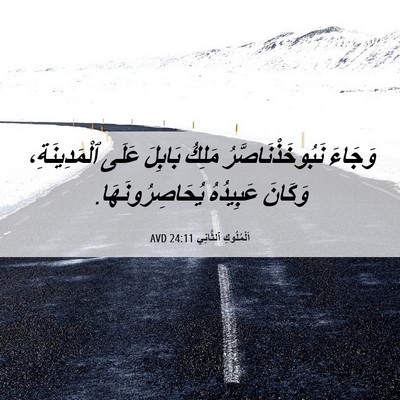 Picture 06 - اَلْمُلُوكِ ٱلثَّانِي 24:11 AVD - وَجَاءَ نَبُوخَذْنَاصَّرُ - Bible Verse Picture