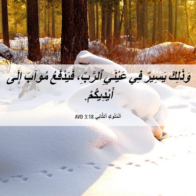 Picture 06 - اَلْمُلُوكِ ٱلثَّانِي 3:18 AVD - وَذَلِكَ يَسِيرٌ فِي - Bible Verse Picture