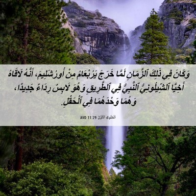 Picture 06 - اَلْمُلُوكِ ٱلْأَوَّلُ 11:29 AVD - وَكَانَ فِي ذَلِكَ - Bible Verse Picture