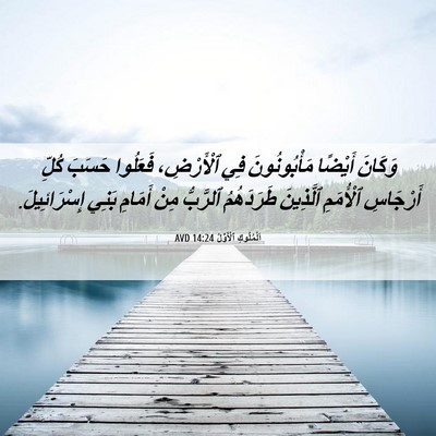 Picture 06 - اَلْمُلُوكِ ٱلْأَوَّلُ 14:24 AVD - وَكَانَ أَيْضًا - Bible Verse Picture