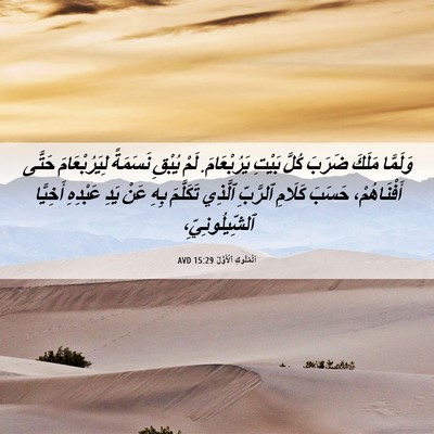 Picture 06 - اَلْمُلُوكِ ٱلْأَوَّلُ 15:29 AVD - وَلَمَّا مَلَكَ ضَرَبَ - Bible Verse Picture