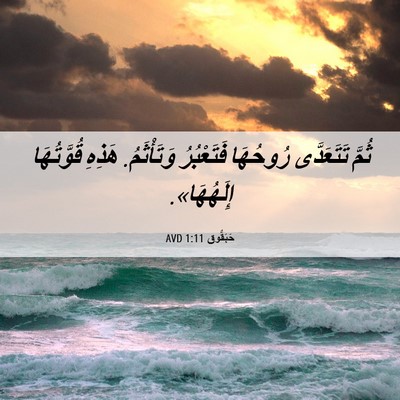 Picture 06 - حَبَقُّوق 1:11 AVD - ثُمَّ تَتَعَدَّى رُوحُهَا - Bible Verse Picture