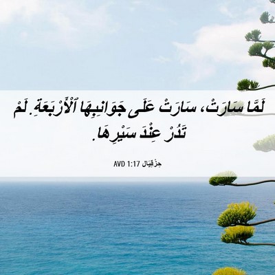 Picture 06 - حِزْقِيَال 1:17 AVD - لَمَّا سَارَتْ، سَارَتْ - Bible Verse Picture