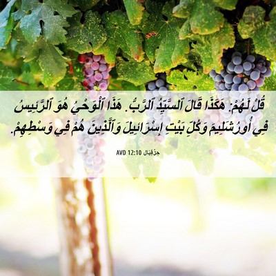 Picture 06 - حِزْقِيَال 12:10 AVD - قُلْ لَهُمْ: هَكَذَا قَالَ - Bible Verse Picture