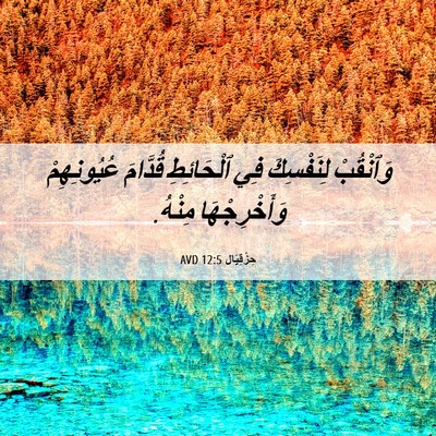 Picture 06 - حِزْقِيَال 12:5 AVD - وَٱنْقُبْ لِنَفْسِكَ فِي - Bible Verse Picture