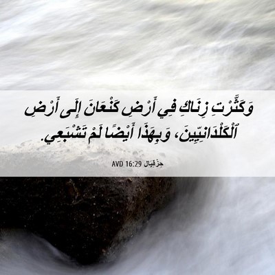 Picture 06 - حِزْقِيَال 16:29 AVD - وَكَثَّرْتِ زِنَاكِ فِي - Bible Verse Picture