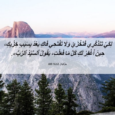 Picture 06 - حِزْقِيَال 16:63 AVD - لِكَيْ تَتَذَكَّرِي - Bible Verse Picture