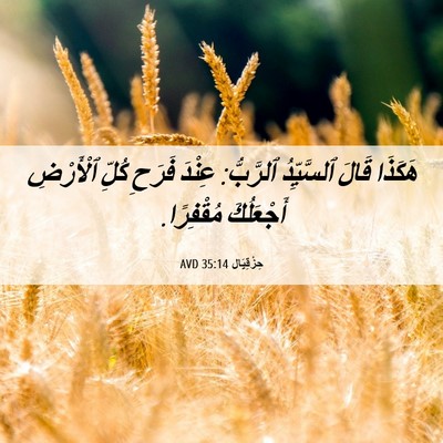 Picture 06 - حِزْقِيَال 35:14 AVD - هَكَذَا قَالَ ٱلسَّيِّدُ - Bible Verse Picture