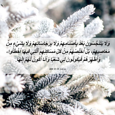 Picture 06 - حِزْقِيَال 37:23 AVD - وَلَا يَتَنَجَّسُونَ - Bible Verse Picture
