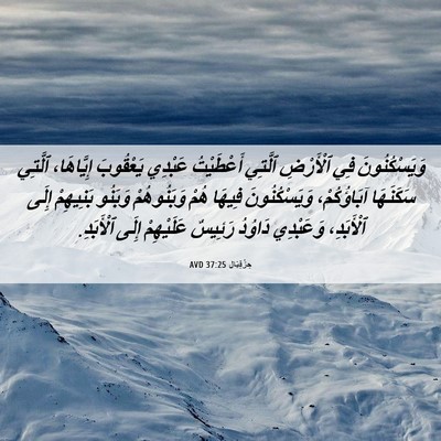 Picture 06 - حِزْقِيَال 37:25 AVD - وَيَسْكُنُونَ فِي - Bible Verse Picture