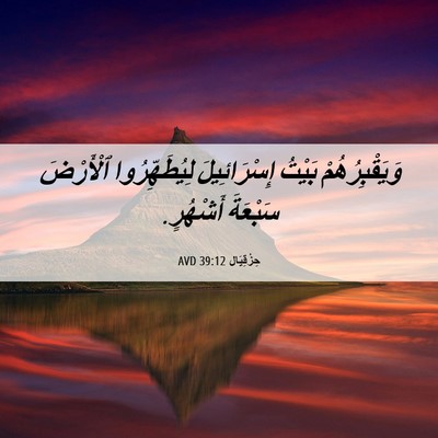 Picture 06 - حِزْقِيَال 39:12 AVD - وَيَقْبِرُهُمْ بَيْتُ - Bible Verse Picture