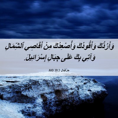 Picture 06 - حِزْقِيَال 39:2 AVD - وَأَرُدُّكَ وَأَقُودُكَ - Bible Verse Picture