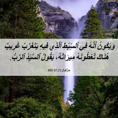 Picture 06 - حِزْقِيَال 47:23 AVD - وَيَكُونُ أَنَّهُ فِي - Bible Verse Picture