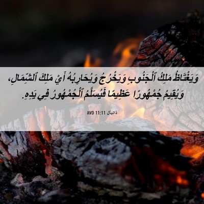 Picture 06 - دَانِيآل 11:11 AVD - وَيَغْتَاظُ مَلِكُ - Bible Verse Picture
