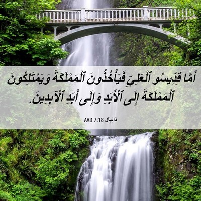 Picture 06 - دَانِيآل 7:18 AVD - أَمَّا قِدِّيسُو - Bible Verse Picture