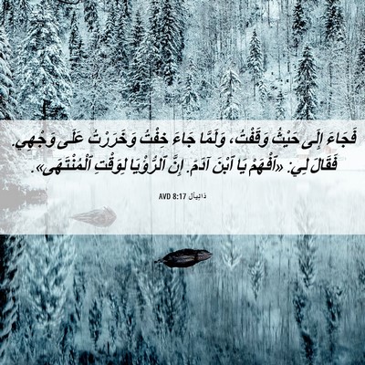Picture 06 - دَانِيآل 8:17 AVD - فَجَاءَ إِلَى حَيْثُ - Bible Verse Picture