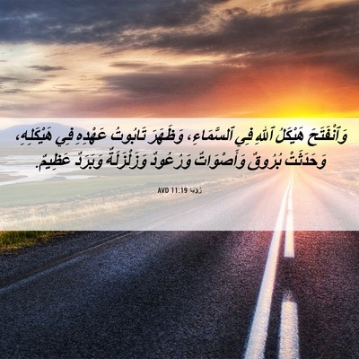 Picture 06 - رُؤيا 11:19 AVD - وَٱنْفَتَحَ هَيْكَلُ - Bible Verse Picture