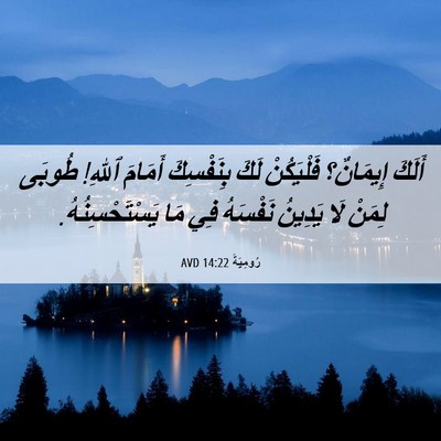 Picture 06 - رُومِيَةَ 14:22 AVD - أَلَكَ إِيمَانٌ؟ - Bible Verse Picture