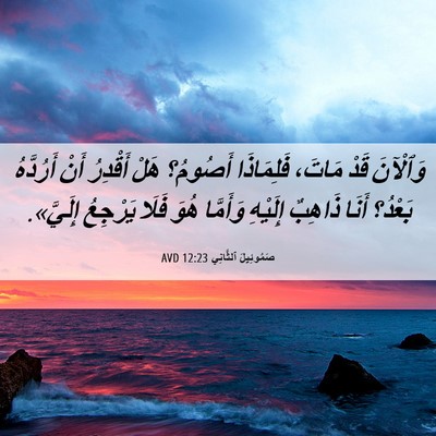 Picture 06 - صَمُوئِيلَ ٱلثَّانِي 12:23 AVD - وَٱلْآنَ قَدْ مَاتَ، - Bible Verse Picture