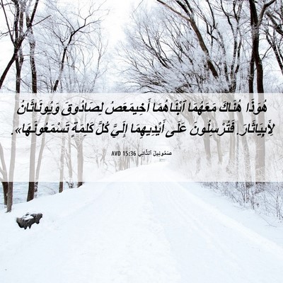 Picture 06 - صَمُوئِيلَ ٱلثَّانِي 15:36 AVD - هُوَذَا هُنَاكَ مَعَهُمَا - Bible Verse Picture