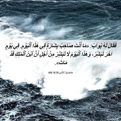 Picture 06 - صَمُوئِيلَ ٱلثَّانِي 18:20 AVD - فَقَالَ لَهُ يُوآبُ: «مَا - Bible Verse Picture