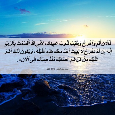 Picture 06 - صَمُوئِيلَ ٱلثَّانِي 19:7 AVD - فَٱلْآنَ قُمْ وَٱخْرُجْ - Bible Verse Picture