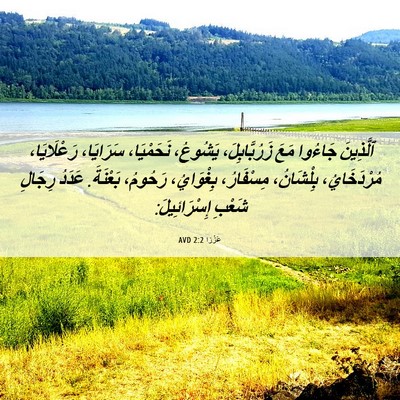 Picture 06 - عَزْرَا 2:2 AVD - ٱلَّذِينَ جَاءُوا مَعَ - Bible Verse Picture