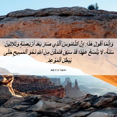 Picture 06 - غَلاطِيَّة 3:17 AVD - وَإِنَّمَا أَقُولُ هَذَا: - Bible Verse Picture