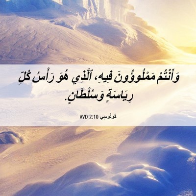 Picture 06 - كُولُوسِي 2:10 AVD - وَأَنْتُمْ مَمْلُوؤُونَ - Bible Verse Picture
