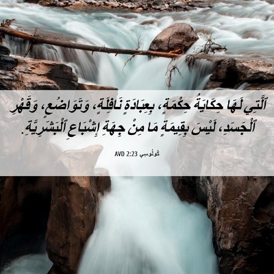 Picture 06 - كُولُوسِي 2:23 AVD - ٱلَّتِي لَهَا حِكَايَةُ - Bible Verse Picture