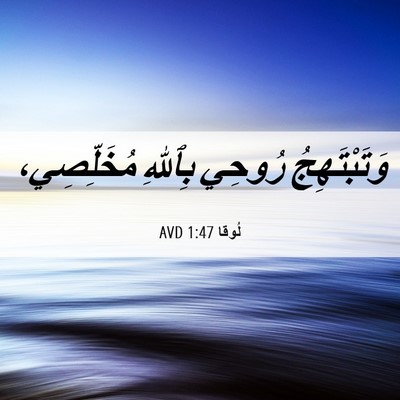 Picture 06 - لُوقا 1:47 AVD - وَتَبْتَهِجُ رُوحِي - Bible Verse Picture