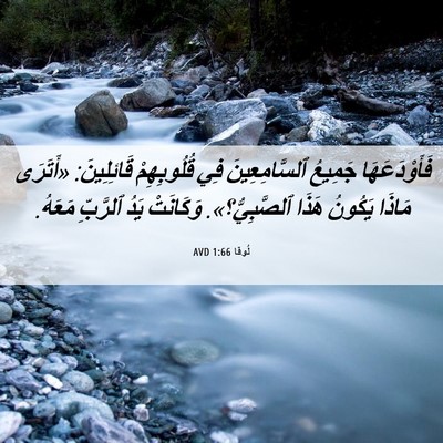 Picture 06 - لُوقا 1:66 AVD - فَأَوْدَعَهَا جَمِيعُ - Bible Verse Picture