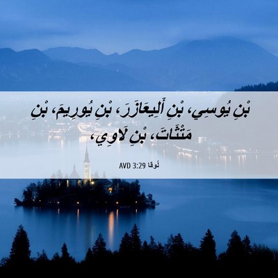 Picture 06 - لُوقا 3:29 AVD - بْنِ يُوسِي، بْنِ - Bible Verse Picture
