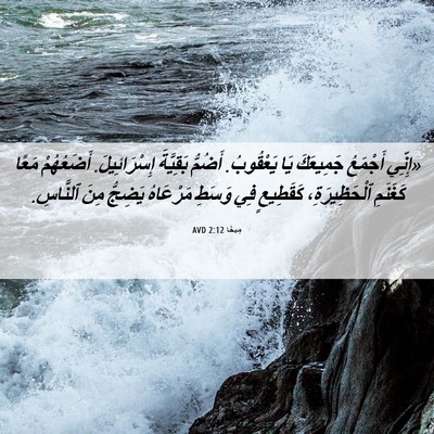 Picture 06 - مِيخَا 2:12 AVD - «إِنِّي أَجْمَعُ - Bible Verse Picture