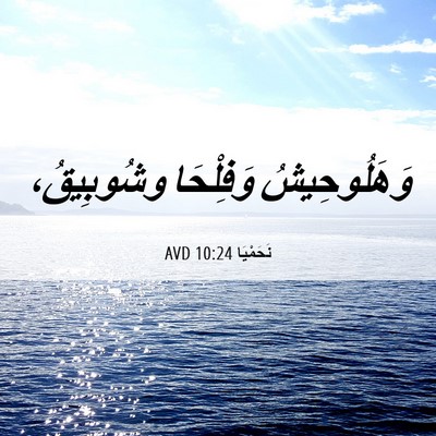 Picture 06 - نَحَمْيَا 10:24 AVD - وَهَلُوحِيشُ وَفِلْحَا - Bible Verse Picture