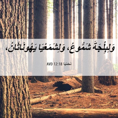 Picture 06 - نَحَمْيَا 12:18 AVD - وَلِبِلْجَةَ شَمُّوعُ، - Bible Verse Picture