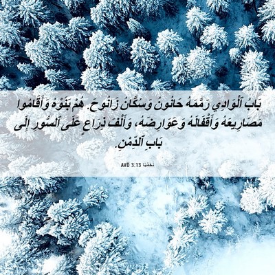 Picture 06 - نَحَمْيَا 3:13 AVD - بَابُ ٱلْوَادِي رَمَّمَهُ - Bible Verse Picture