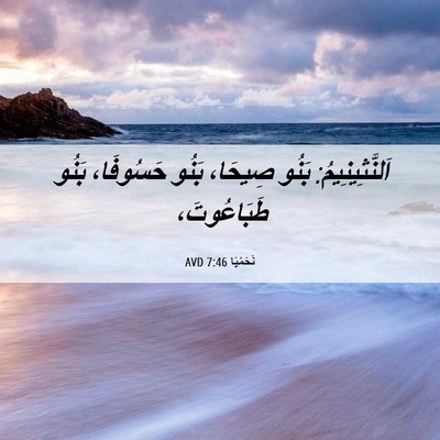 Picture 06 - نَحَمْيَا 7:46 AVD - اَلنَّثِينِيمُ: بَنُو - Bible Verse Picture