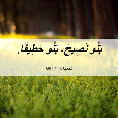 Picture 06 - نَحَمْيَا 7:56 AVD - بَنُو نَصِيحَ، بَنُو - Bible Verse Picture