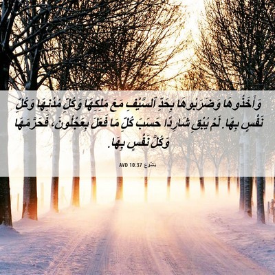 Picture 06 - يَشُوع 10:37 AVD - وَأَخَذُوهَا وَضَرَبُوهَا - Bible Verse Picture