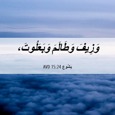 Picture 06 - يَشُوع 15:24 AVD - وَزِيفَ وَطَالَمَ - Bible Verse Picture