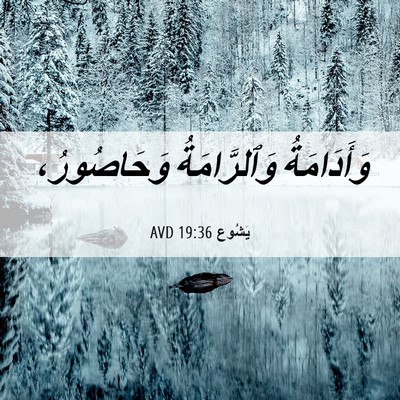 Picture 06 - يَشُوع 19:36 AVD - وَأَدَامَةُ وَٱلرَّامَةُ - Bible Verse Picture