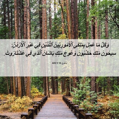 Picture 06 - يَشُوع 9:10 AVD - وَكُلَّ مَا عَمِلَ - Bible Verse Picture