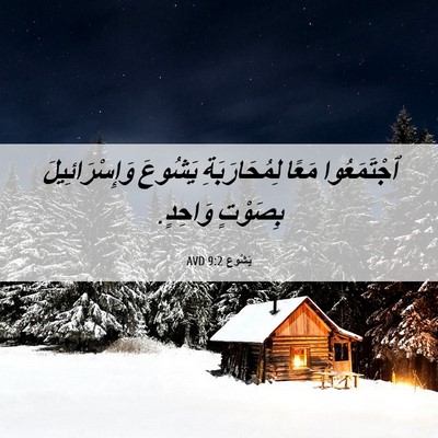 Picture 06 - يَشُوع 9:2 AVD - ٱجْتَمَعُوا مَعًا - Bible Verse Picture