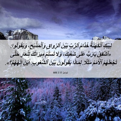 Picture 06 - يُوئِيل 2:17 AVD - لِيَبْكِ ٱلْكَهَنَةُ - Bible Verse Picture
