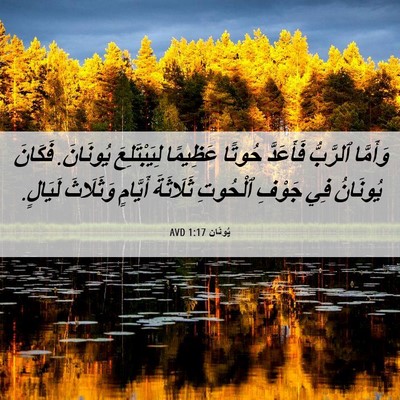 Picture 06 - يُونَان 1:17 AVD - وَأَمَّا ٱلرَّبُّ - Bible Verse Picture