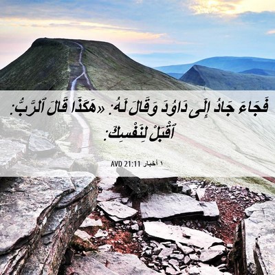 Picture 06 - ١ أخبار 21:11 AVD - فَجَاءَ جَادُ إِلَى - Bible Verse Picture