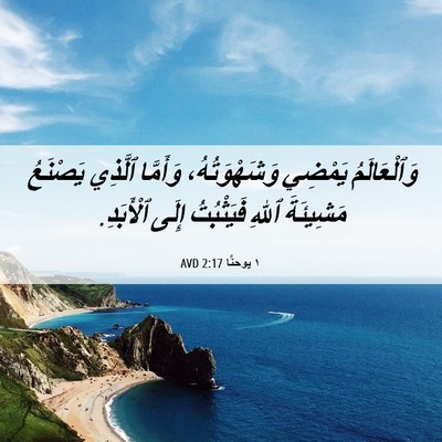 Picture 06 - ١ يوحنَّا 2:17 AVD - وَٱلْعَالَمُ يَمْضِي - Bible Verse Picture