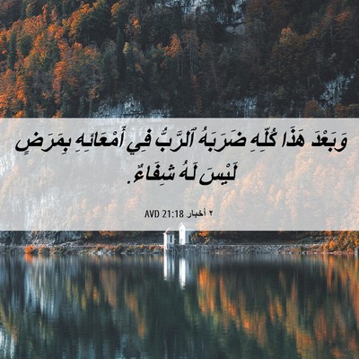 Picture 06 - ٢ أخبار 21:18 AVD - وَبَعْدَ هَذَا كُلِّهِ - Bible Verse Picture