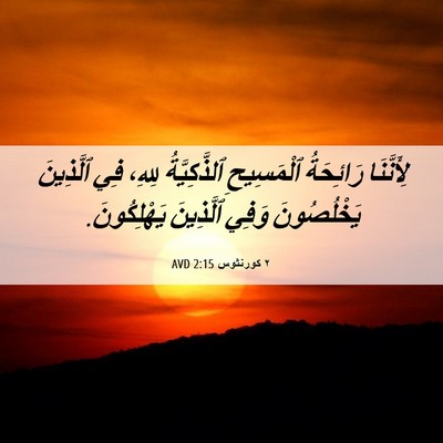 Picture 06 - ٢ كورنثوس 2:15 AVD - لِأَنَّنَا رَائِحَةُ - Bible Verse Picture